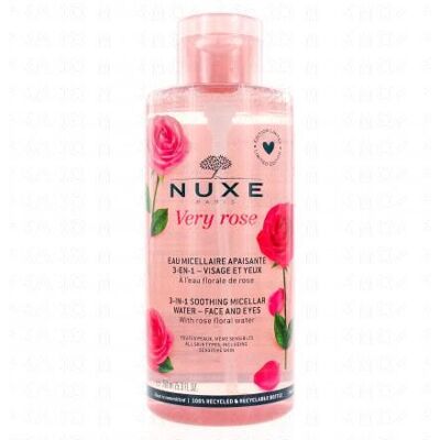 Nuxe Very Rose Eau Micellaire Hydratante 3-En-1 750ml - Publicité Nuxe Very Rose Eau Micellaire Hydratante 3-En-1 750ml - Publicité