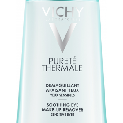 Vichy Pureté Thermale Démaquillant Apaisant Yeux Flacon 100ml - Publicité Vichy Pureté Thermale Démaquillant Apaisant Yeux Flacon 100ml - Publicité