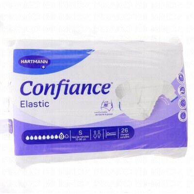 Confiance Change Complet Élastique S - Protections urinaires - Publicité Confiance Change Complet Élastique S - Protections urinaires - Publicité