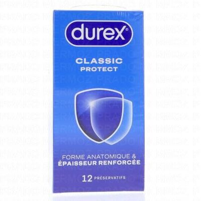 Durex Préservatifs - Classic Protect - Préservatifs Anatomiques Et Épaisseurs Renforcées X12 - Publicité Durex Préservatifs - Classic Protect - Préservatifs Anatomiques Et Épaisseurs Renforcées X12 - Publicité
