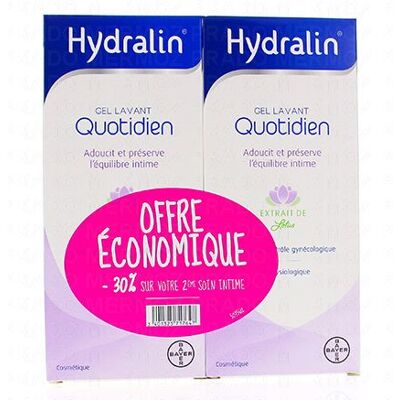 Gel intime quotidien Hydralin - Extrait de lotus - Muqueuses sensibles - France - Publicité Gel intime quotidien Hydralin - Extrait de lotus - Muqueuses sensibles - France - Publicité