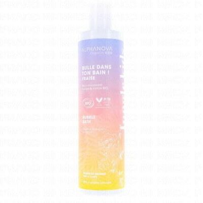 Alphanova Kids Bain Moussant Bio aux Fraises - Bain pour Enfants - Publicité Alphanova Kids Bain Moussant Bio aux Fraises - Bain pour Enfants - Publicité
