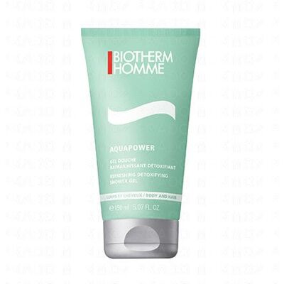 Gel Douche Biotherm Homme Aquapower - 200ml - Publicité Gel Douche Biotherm Homme Aquapower - 200ml - Publicité