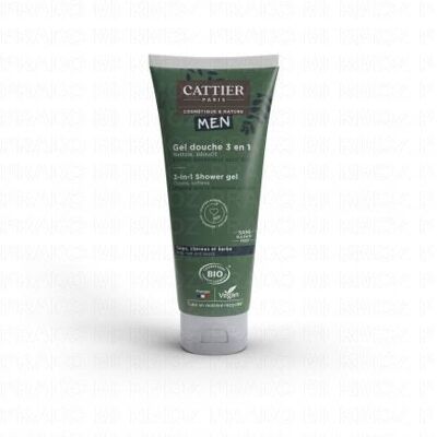 Cattier Gel Douche Bio Cabine De Bain Tube 200ml - Publicité Cattier Gel Douche Bio Cabine De Bain Tube 200ml - Publicité