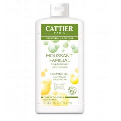 Cattier Moussant Familial Corps Et Cheveux Bio 500ml - Publicité Cattier Moussant Familial Corps Et Cheveux Bio 500ml - Publicité