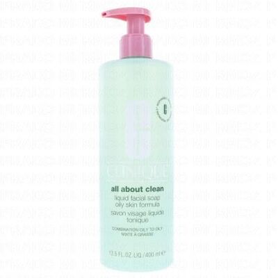 Clinique Tout Sur La Nettoyage Liquide Visage Huileux - 400ml - Publicité Clinique Tout Sur La Nettoyage Liquide Visage Huileux - 400ml - Publicité