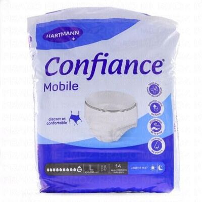 Hartmann - CONFIANCE MOBILE ABSORPTION 10 - Pad absorbant - Publicité Hartmann - CONFIANCE MOBILE ABSORPTION 10 - Pad absorbant - Publicité