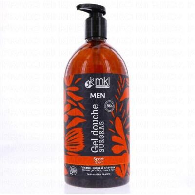 Mkl Men - Gel Douche Surgras Sport 1l - Publicité Mkl Men - Gel Douche Surgras Sport 1l - Publicité
