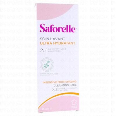 Saforelle Savon Liquide Ultra Hydratant Flacon 250ml - Publicité Saforelle Savon Liquide Ultra Hydratant Flacon 250ml - Publicité