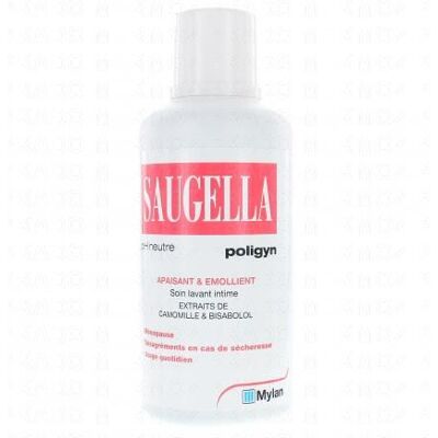Saugella Poligyn Nettoyant Doux Flacon 500ml - Publicité Saugella Poligyn Nettoyant Doux Flacon 500ml - Publicité