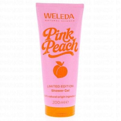 Weleda Gel Douche Pink Peach 200ml - Publicité Weleda Gel Douche Pink Peach 200ml - Publicité