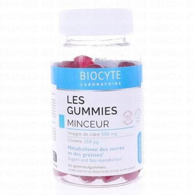 Gommes de Vinaigre de Cidre de Pomme Biocyte Keto - Compléments Alimentaires - Publicité Gommes de Vinaigre de Cidre de Pomme Biocyte Keto - Compléments Alimentaires - Publicité