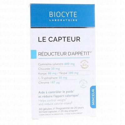 Biocyte Le Capteur - Complément alimentaire - Gestion du poids - Publicité Biocyte Le Capteur - Complément alimentaire - Gestion du poids - Publicité