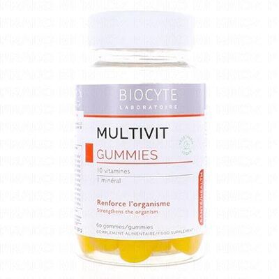 Biocyte Longevity Energie & Vitalité - Multivit Gummies 60 Gommes - Publicité Biocyte Longevity Energie & Vitalité - Multivit Gummies 60 Gommes - Publicité