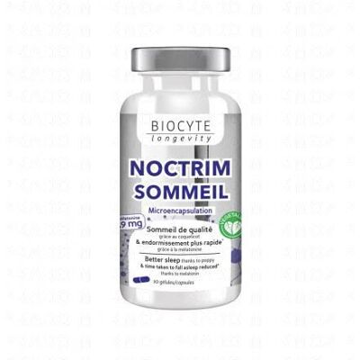 Biocyte Noctrim Forte - Sommeil & Détente - 30 Gélules - Publicité Biocyte Noctrim Forte - Sommeil & Détente - 30 Gélules - Publicité