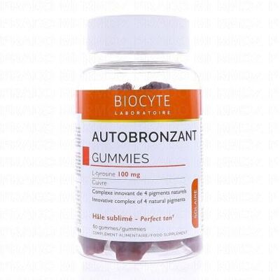 Biocyte Autobrozant Gummies - Pour une peau éclatante - 60 gommes - Publicité Biocyte Autobrozant Gummies - Pour une peau éclatante - 60 gommes - Publicité