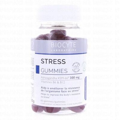 Biocyte Stress Gums - 60 pièces - Complément alimentaire - Publicité Biocyte Stress Gums - 60 pièces - Complément alimentaire - Publicité