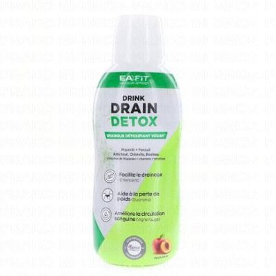 EAFIT Boisson Détox Pêche - Réduction d'eau - Publicité EAFIT Boisson Détox Pêche - Réduction d'eau - Publicité