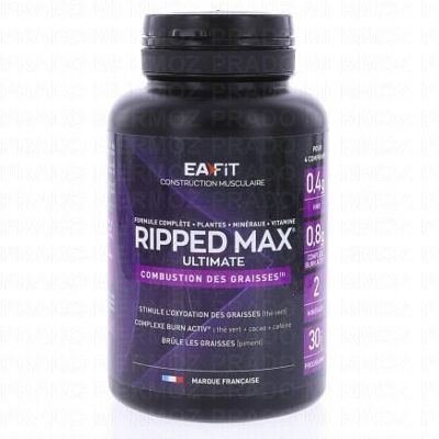 EAFIT Ripped Max Ultimate - Complément alimentaire brûleur de graisse - 120 gélules - Publicité EAFIT Ripped Max Ultimate - Complément alimentaire brûleur de graisse - 120 gélules - Publicité