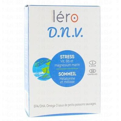 Léro DNV Stress et Sommeil - 30 Capsules - Complément Alimentaire - Publicité Léro DNV Stress et Sommeil - 30 Capsules - Complément Alimentaire - Publicité