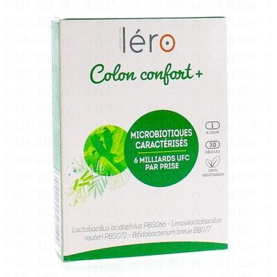 Léro Colon Confort+ 30 Gélules - Publicité Léro Colon Confort+ 30 Gélules - Publicité