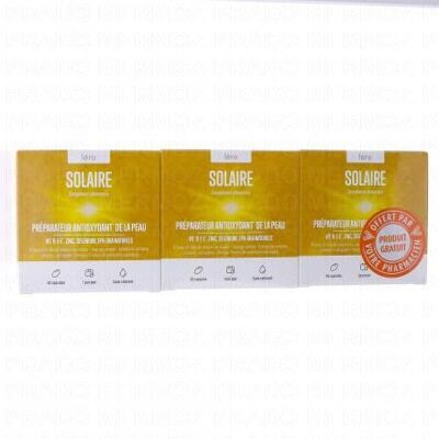 Léro Solaire - Omega 3, Vitamines & Bioflavonoïdes - Soutien au Soleil - Publicité Léro Solaire - Omega 3, Vitamines & Bioflavonoïdes - Soutien au Soleil - Publicité