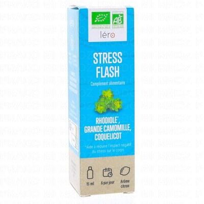 Léro Stress Flash Bio 15 ml - Complément alimentaire - Publicité Léro Stress Flash Bio 15 ml - Complément alimentaire - Publicité
