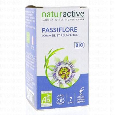 Naturactive Passiflore BIO Capsules - Complément pour sommeil et relaxation - Publicité Naturactive Passiflore BIO Capsules - Complément pour sommeil et relaxation - Publicité