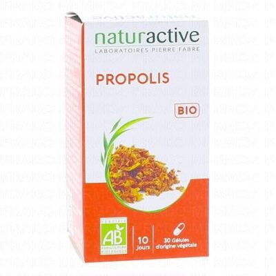 Capsules de propolis bio Naturactive - Complément alimentaire - Publicité Capsules de propolis bio Naturactive - Complément alimentaire - Publicité