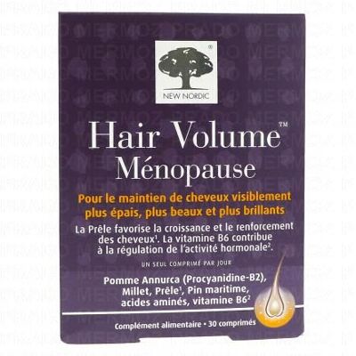 NEWNORDIC New Nordic Hair Volume Ménopause X30 Comprimés - Publicité NEWNORDIC New Nordic Hair Volume Ménopause X30 Comprimés - Publicité