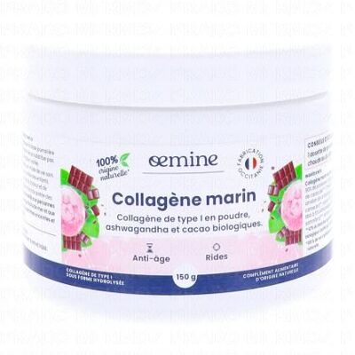 Oemine Collagène Marin En Poudre Pot 150g - Publicité Oemine Collagène Marin En Poudre Pot 150g - Publicité