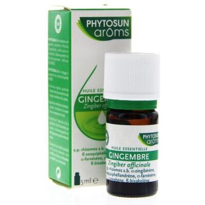Huile Essentielle de Gingembre Bio 5ml - Huile Essentielle - Publicité Huile Essentielle de Gingembre Bio 5ml - Huile Essentielle - Publicité
