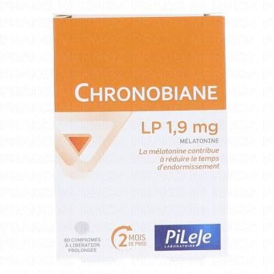 Pileje Chronobiane LP 1,9 mg 60 comprimés - Complément sommeil - Publicité Pileje Chronobiane LP 1,9 mg 60 comprimés - Complément sommeil - Publicité