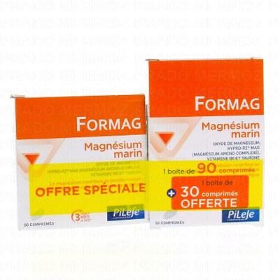 Pileje Formag 90 Comprimes + 30 Comprimés Offerts - Publicité Pileje Formag 90 Comprimes + 30 Comprimés Offerts - Publicité