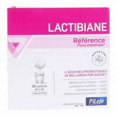 Pileje Lactibiane Reference - 30 Sachets - Probiotiques - Publicité Pileje Lactibiane Reference - 30 Sachets - Probiotiques - Publicité