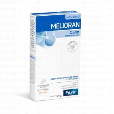 Pileje Melioran Calm X30 Comprimés À Sucer - Publicité Pileje Melioran Calm X30 Comprimés À Sucer - Publicité
