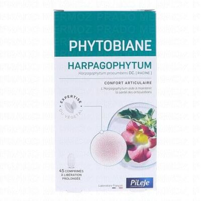 Pileje Phytobiane Harpagophytum 45 Comprimés - Publicité Pileje Phytobiane Harpagophytum 45 Comprimés - Publicité