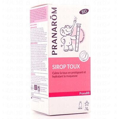 Pranarôm Pranabb Sirop Bio pour Bébé - Toux Sèche & Grasse - Publicité Pranarôm Pranabb Sirop Bio pour Bébé - Toux Sèche & Grasse - Publicité