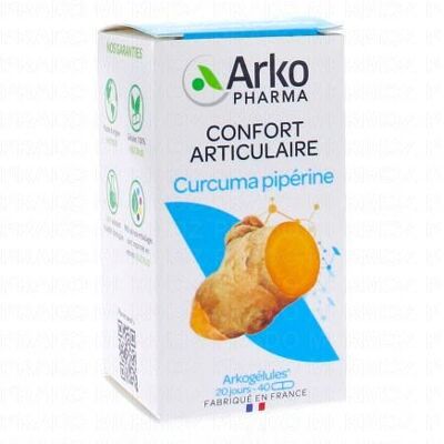 Arkopharma Curcuma Pipérine Bio - Soutien des articulations et digestion - Publicité Arkopharma Curcuma Pipérine Bio - Soutien des articulations et digestion - Publicité