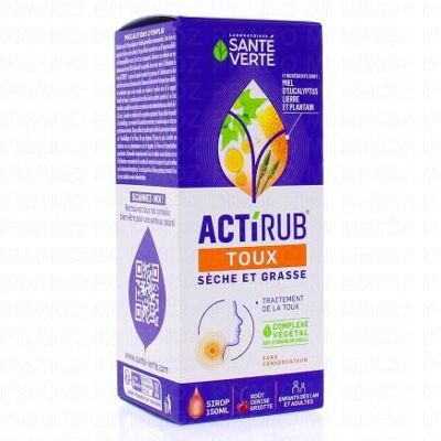 Santé Verte Sirop de Cerise pour la Toux - Soulagement Respiratoire - Publicité Santé Verte Sirop de Cerise pour la Toux - Soulagement Respiratoire - Publicité