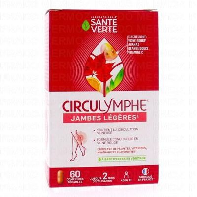 SANTE VERTE Circulymphe - Soutien jambes - Complément alimentaire - Publicité SANTE VERTE Circulymphe - Soutien jambes - Complément alimentaire - Publicité