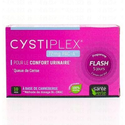 SANTEVERTE Santé Verte Cystiplex 10 Sticks - Publicité SANTEVERTE Santé Verte Cystiplex 10 Sticks - Publicité