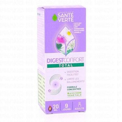 Santé Verte Digestconfort Total - 20ml Complément alimentaire - Publicité Santé Verte Digestconfort Total - 20ml Complément alimentaire - Publicité