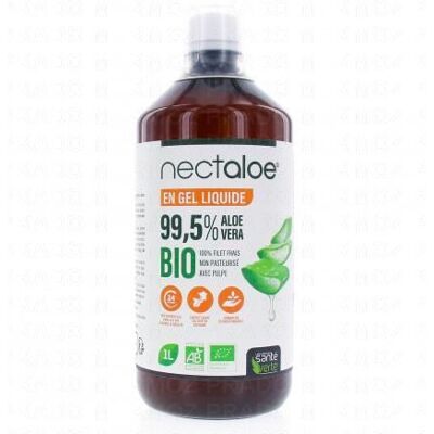 SANTEVERTE Santé Verte Nectaloe Flacon 1l En Gel Liquide - Publicité SANTEVERTE Santé Verte Nectaloe Flacon 1l En Gel Liquide - Publicité