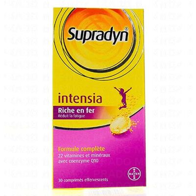 Supradyn Intensia Multivitamines et Minéraux - Soutient Énergie & Immunité - Publicité Supradyn Intensia Multivitamines et Minéraux - Soutient Énergie & Immunité - Publicité