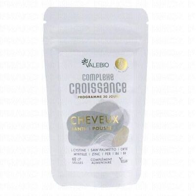Valebio Modèle: Complexe Croissance - Complément pour la croissance des cheveux - Publicité Valebio Modèle: Complexe Croissance - Complément pour la croissance des cheveux - Publicité