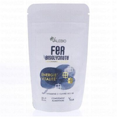 Valebio Fer Bisglycinate X30 Gélules - Publicité Valebio Fer Bisglycinate X30 Gélules - Publicité