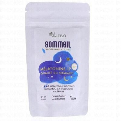 Valebio Sommeil - Mélatonine Lp X30 Gélules - Publicité Valebio Sommeil - Mélatonine Lp X30 Gélules - Publicité