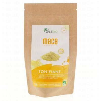 Valebio Super Food Maca Bio Sachet 100g - Publicité Valebio Super Food Maca Bio Sachet 100g - Publicité