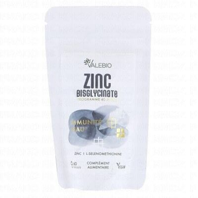 Valebio Zinc Bisglycinate X60 Gélules - Publicité Valebio Zinc Bisglycinate X60 Gélules - Publicité